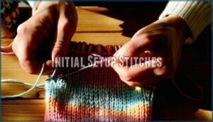 initial setup stitches