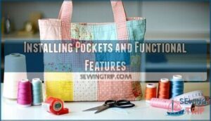 installing pockets and functional features