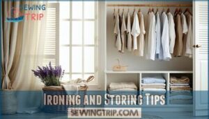 ironing and storing tips