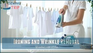ironing and wrinkle removal
