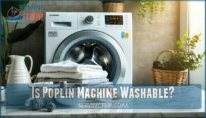 is poplin machine washable