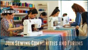 join sewing communities and forums