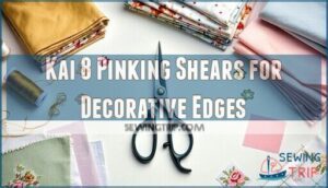 kai 8 pinking shears for decorative edges