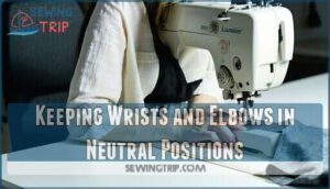 keeping wrists and elbows in neutral positions