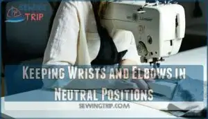 keeping wrists and elbows in neutral positions