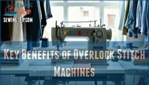 key benefits of overlock stitch machines
