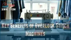 key benefits of overlock stitch machines