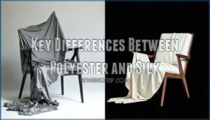 key differences between polyester and silk