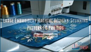 large embroidery machine designs