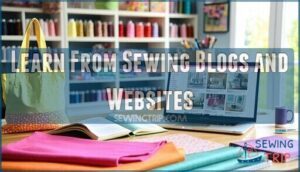 learn from sewing blogs and websites