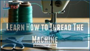 learn how to thread the machine