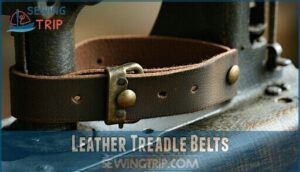leather treadle belts