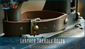 leather treadle belts