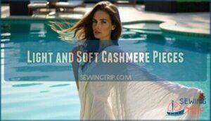 light and soft cashmere pieces