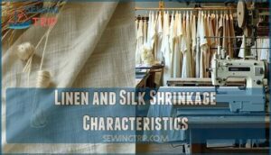 linen and silk shrinkage characteristics