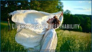 linen's superior breathability linen's superior breathability