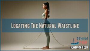 locating the natural waistline