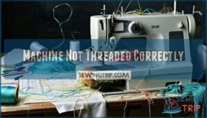 machine not threaded correctly