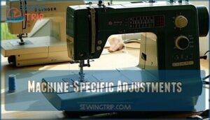machine-specific adjustments