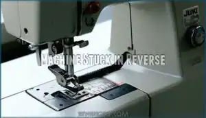 machine stuck in reverse