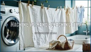 machine vs. hand bleaching tips