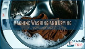 machine washing and drying