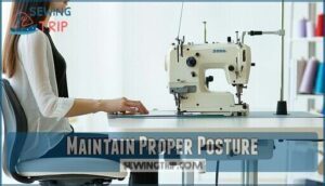 maintain proper posture