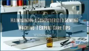 maintaining a computerized sewing machine