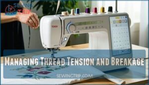 managing thread tension and breakage