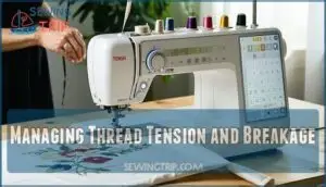 managing thread tension and breakage