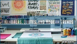 mandalas, quotes, and modern trends