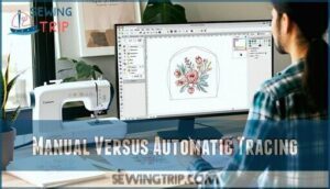 manual versus automatic tracing