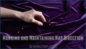 marking and maintaining nap direction