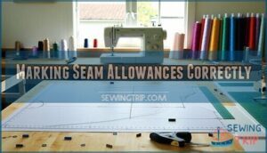 marking seam allowances correctly marking seam allowances correctly