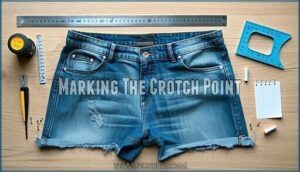 marking the crotch point