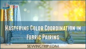 mastering color coordination in fabric pairing