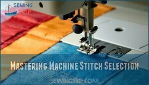 mastering machine stitch selection mastering machine stitch selection