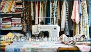 matching fabric to quilting techniques