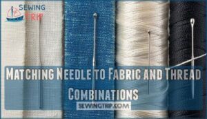 matching needle to fabric and thread combinations