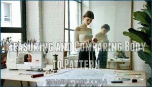 measuring and comparing body to pattern measuring and comparing body to pattern