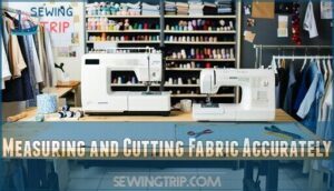 measuring and cutting fabric accurately