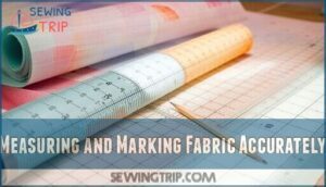 measuring and marking fabric accurately