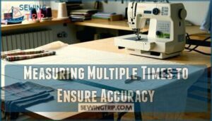 measuring multiple times to ensure accuracy