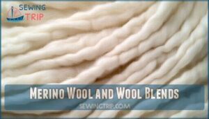 merino wool and wool blends