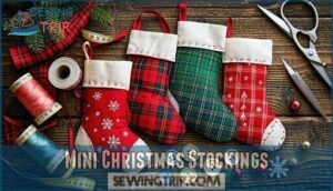 mini christmas stockings