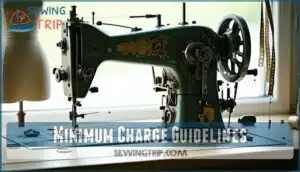 minimum charge guidelines