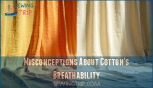 misconceptions about cotton's breathability