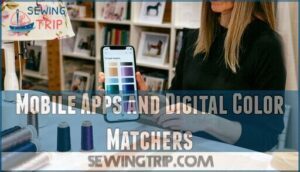 mobile apps and digital color matchers