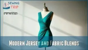 modern jersey and fabric blends