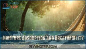 moisture absorption and breathability